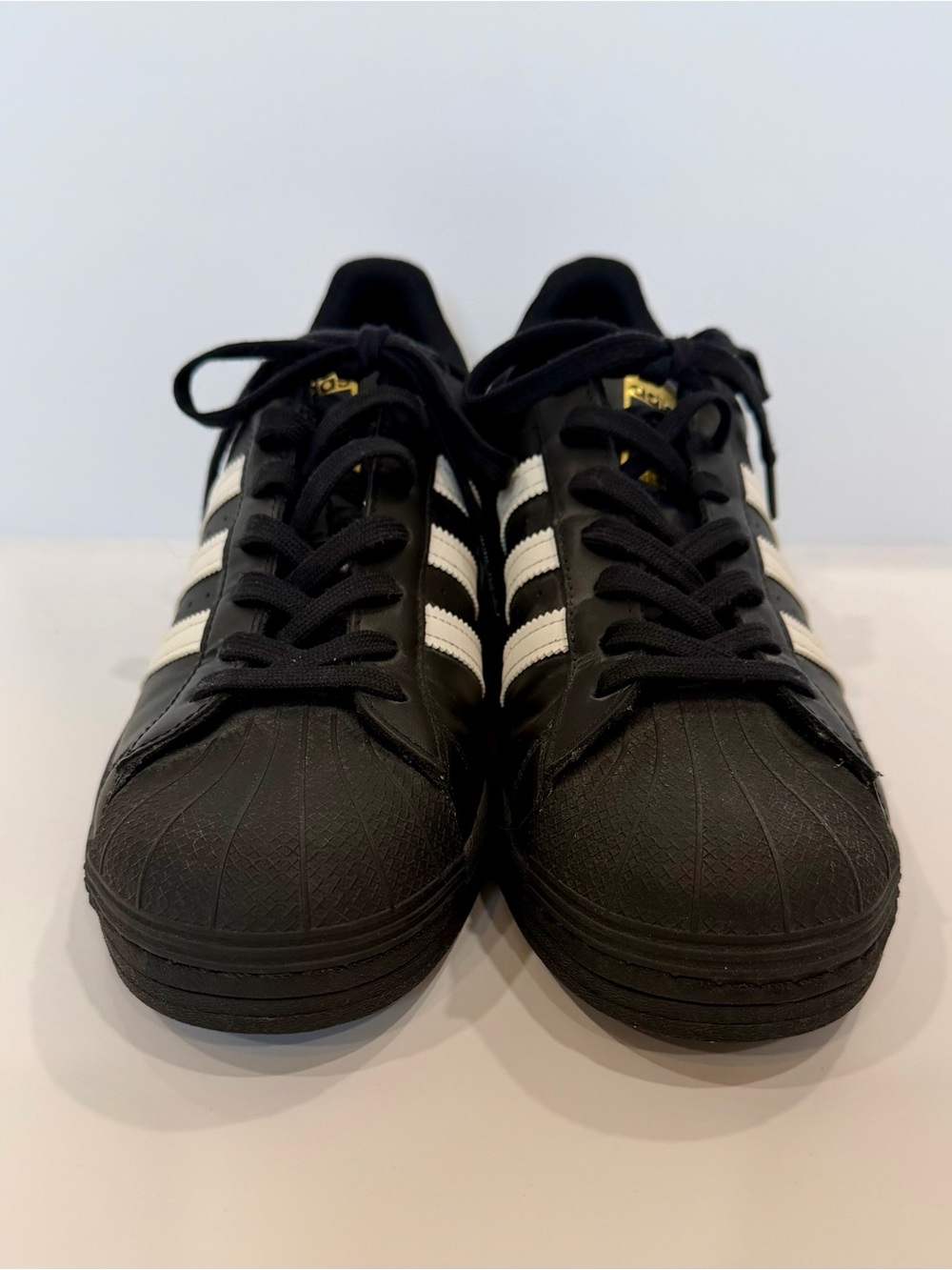 Men’s adidas Black Superstar Core Sz 11